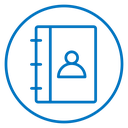 Contact book icon