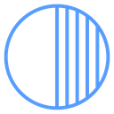 Contrast Color Outline icon