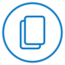 Copy Duplicate Color Outline icon