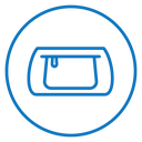 Cosmetic bag icon