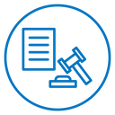Court decision icon