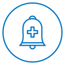 Cowbell circle plus 2 icon