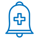 Cowbell circle plus 2 icon