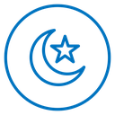Crescent Moon And Star icon