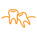 Crooked teeth icon