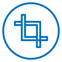 Crop tool icon