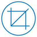 Crop tool icon
