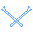 Crossed Bobby Pins icon