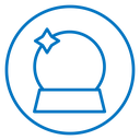 Crystal ball icon