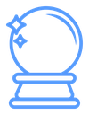 Crystal Ball Color Outline icon