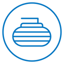 Curling stone icon