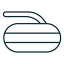 Curling stone icon