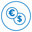 Currency exchange icon