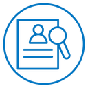 Curriculum vitae sign icon