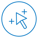 Cursor plus icon