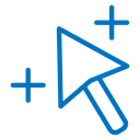 Cursor plus icon