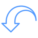 Curved Undo Arrow icon