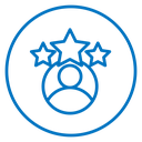 Customer loyalty icon