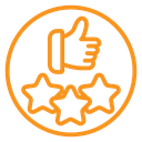 Customer product rating icon