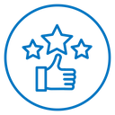 Customer satisfaction icon