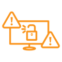 Cyber attack icon