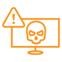 Cyber crime icon