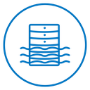 Data lake icon
