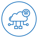 Data streaming icon