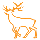 Deer animal icon