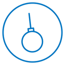 Demolition ball icon
