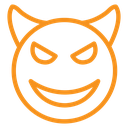 Demon devil icon