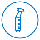 Dental nozzle drill icon