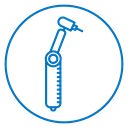 Dental nozzle drill icon