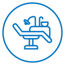 Dentist chair icon