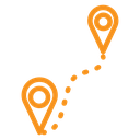 Destination distancing icon