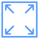 Diagonal Expand Arrows icon