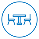 Dinner table icon