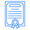 Diploma Ribbon Seal icon