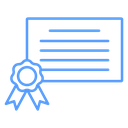 Diploma Ribbon Seal icon