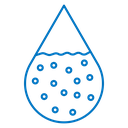 Dirty water drop icon