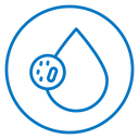 Dirty water drop icon