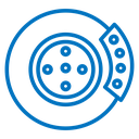 Disk brake icon