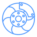 Disk brake icon