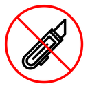 Do not cut Color Outline icon