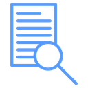 Document Magnifying Glass icon