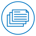 Document papers pile icon