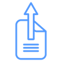 Document Upload Arrow icon
