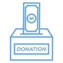 Dollar Donation Box icon