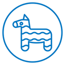 Donkey pinata icon