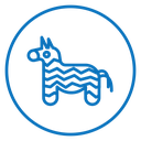 Donkey pinata icon